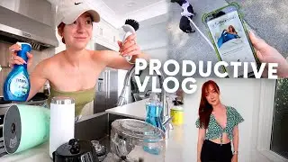 Productive Vlog: Shopping for Europe + Deep Cleaning My House!!!