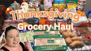 Thanksgiving Grocery Haul 2023 | Kroger and Publix Grocery Haul on a Budget