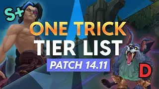 Patch 14.11 JUNGLE SOLOQ ONE TRICK Tier List - League of Legends