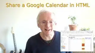 Integrate a Google Calendar in HTML