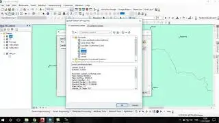 Define the projection system for a layer In Arc Gis
