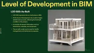 Level Of Development In BIM ( LOD 200, LOD 300,LOD400&LOD500)