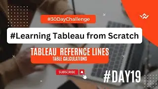 #30daychallenge of  Learning #Tableau  Day 19: #Referencelines