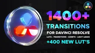 Transitions Pack for Davinci Resolve | Transitions Library for DaVinci Resolve by nitrozme