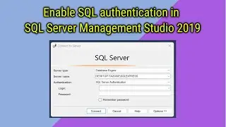 Enable SQL Server authentication | SQL Server Authentication for SSMS 2019 | Interview Point