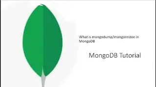 Backup and Recovery in MongoDB - Part 11