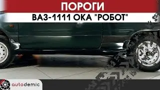 Пороги ВАЗ 1111 Ока Робот.  Видеообзор.