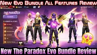 The Paradox Bundle Full Review😍 | New Evo Bundle Total Diamond | New Evo Bundle Emote Kaise Milega