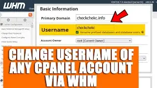 [🔴LIVE] How to change Primary domain name of any cPanel account via WHM?