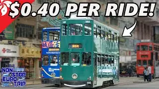 Hong Kong's Famous 120 YEAR OLD Double Decker Trams