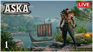 NEW Viking survival Game Playthrough [Aska Ep. 1]