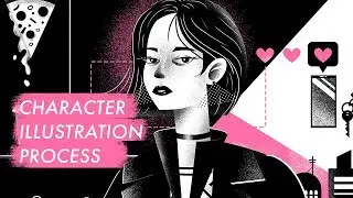 Character Illustration Process Using Photoshop