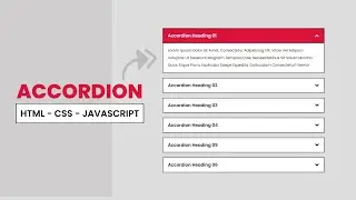 How To Make FAQ Accordion Using HTML - CSS & JavaScript