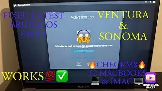 iCloud Bypass for T2 MacBooks latest Bridge OS 8.3 Fixed Sonoma 14.3 must watch🔥CHECKM8🔥✅