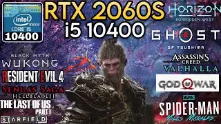 RTX 2060 Super + i5 10400 & 24GB Ram - Test In 12 Games In 2024 !