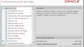 Installing WebLogic Server