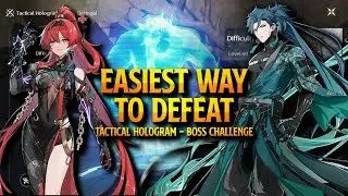 TACTICAL HOLOGRAM BOSS CHALLENGE - TIPS N TRICKS || WUTHERING WAVES 1.0