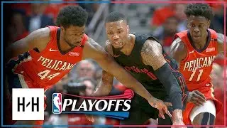 Damian Lillard GOT SHUT DOWN by Pelicans Team, Full Game 3 Highlights 2018 Playoffs - 20 Pts, 8 TO