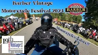 Barber Motorsports Vintage Motorcycle Festival 2024| ONE OF THE LARGEST MOTORCYCLE EVENT #motorcycle