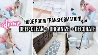 NEW! EXTREME ORGANIZE + DECLUTTER + CLEAN WITH ME 2020 | ROOM TRANSFORMATION | CLEANING MOTIVATION