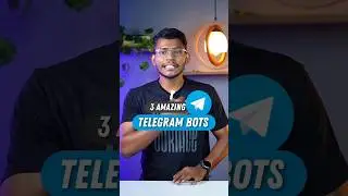 3 Amazing Telegram Bots 🔥 #telegram #bots #amazing #tech #ai