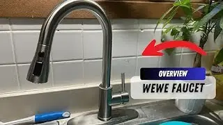 WEWE Single Handle Pull Out Kitchen Faucet Review