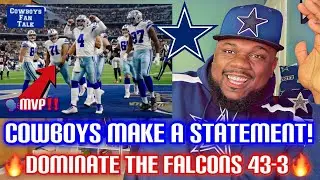 Dallas Cowboys WIN! DOMINATE THE FALCONS 43-3‼️ Make a statement to the League WE ARE FOR REAL‼️