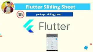Flutter Sliding Sheet   Bottom Sheet  with Custom Modification