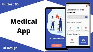 Flutter Medical App UI - Speed Code