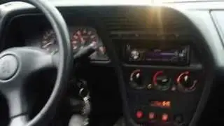 Peugeot 306 s16 turbo 0.8kg acertando na chuva