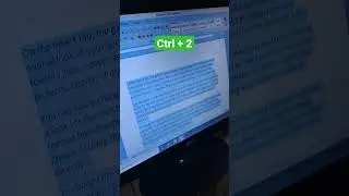ms word me keyboard se  line spacing keise de #computer #education #msword