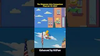 🚀The Simpsons Pixel Art Intro Comparison with Couch Gags #thesimpsons #shorts