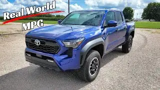 2024 Toyota Tacoma TRD Off-Road: Real-World MPG Test! Is it Worth It?