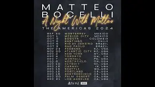 Matteo Bocelli Americas Tour Countdown