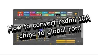 How to convert redmi 10A china to global rom