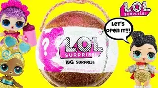 LOL SURPRISE BIG SURPRISE FULL UNBOXING with The Queen, Custom Sugar Queen, and DJ Luxe