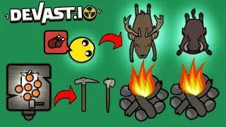 HOW TO SURVIVE DEVAST.IO ULTIMATE BEGINNER GUIDE!! Farming Food, Workbench & Noob Base! (SAD ENDING)