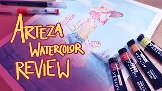 SUMMER TIME - Watercolour Illustration - ARTEZA REVIEW