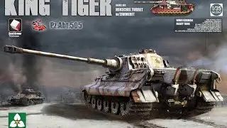 Building the New 1/35 Takom King Tiger with full interior part 1 Henschel zimmerit