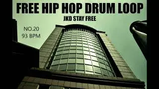 FREE HIP HOP DRUM LOOP NO.20 - 93 BPM