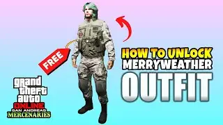 GTA 5 Online How to Unlock RARE Merryweather Outfit (San Andreas Mercenaries New Clothing)