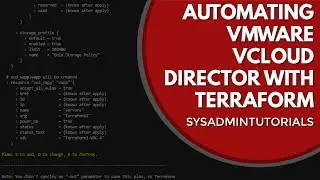 Automating VMware vCloud Director with Terraform - Getting Started