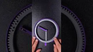 Build Simple 3D Hollow Clock #diy #3d #howto