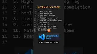 10 tiện ích VS Code dành cho HTML, CSS #shorts #laptrinh #f8