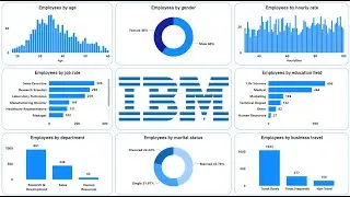 Create an Amazing EXCEL Dashboard in 22 minutes | IBM HR Dashboard