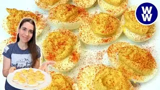 EASY Pioneer Womans DEVILED EGGS🥚 Lightened Up WW Friendly (Weight Watchers) Points/Calories/Macros