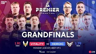 LIVE: Heroic vs Team Vitality [BO3] | Grand Finals | BLAST Premier: Spring Final 2023 [ENG/FIL]