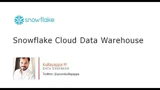 Snowflake cloud Data warehouse - Introduction