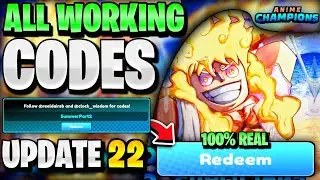 🔥*NEW* All Working UPDATE 22 CODES For Anime Champions Simulator! Anime Champions Simulator Codes