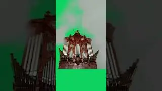 ✅ Organ DRACULA Tocatta Bach Music Green Screen FREE